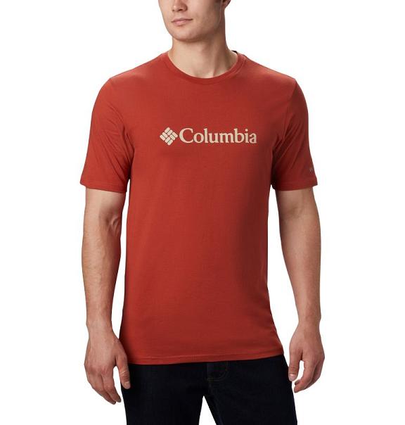 Columbia CSC Basic Logo T-Shirt Men Red USA (US2060727)